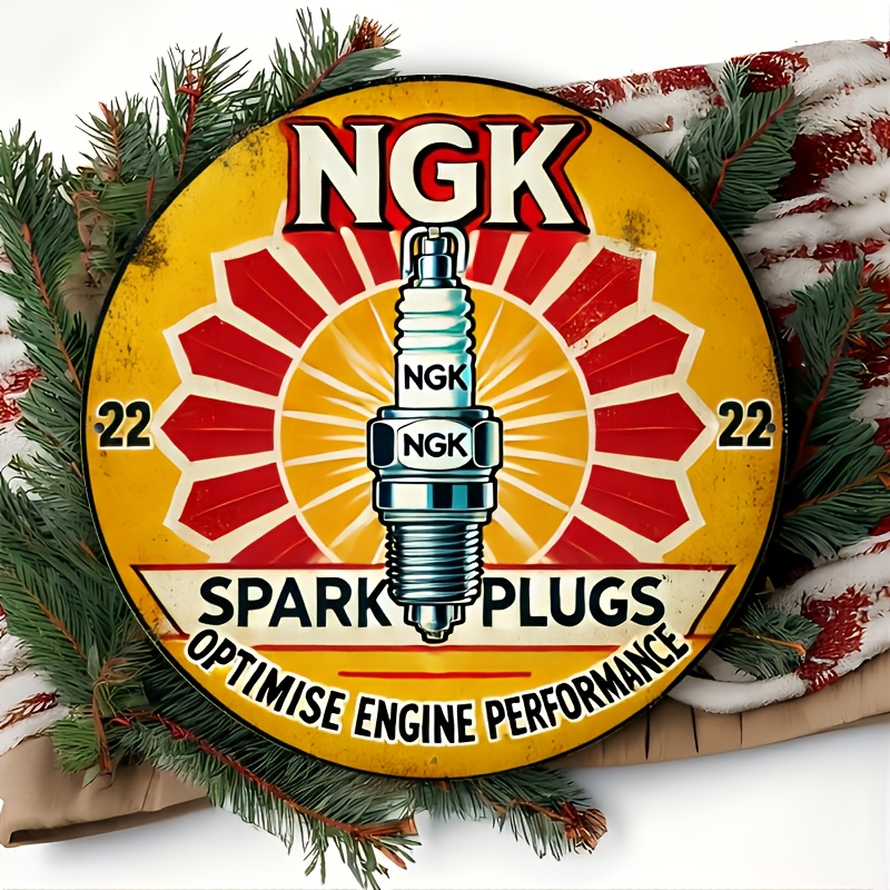 NGK-letrero de estaño de Metal - Spark Plug reseña y precio